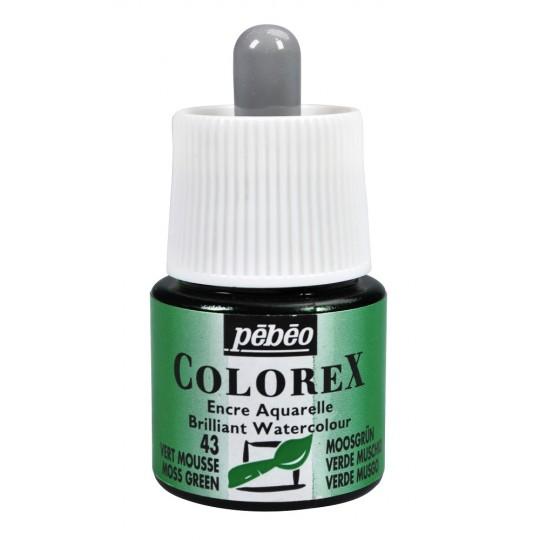 Vert mousse - Encre aquarelle Colorex 45ml Pébéo