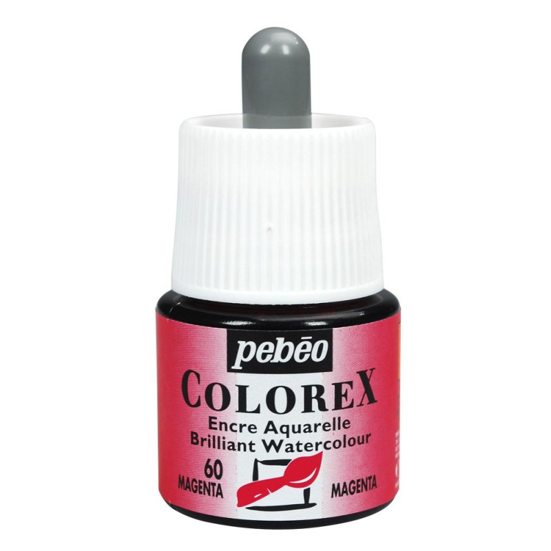 Magenta - Encre aquarelle Colorex 45ml Pébéo