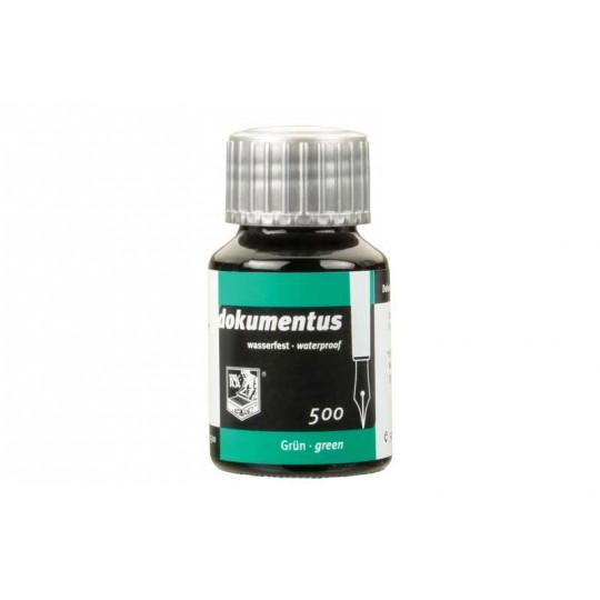 Vert - Encre Dokumentus pour Stylo Rohrer & Klingner 50ml