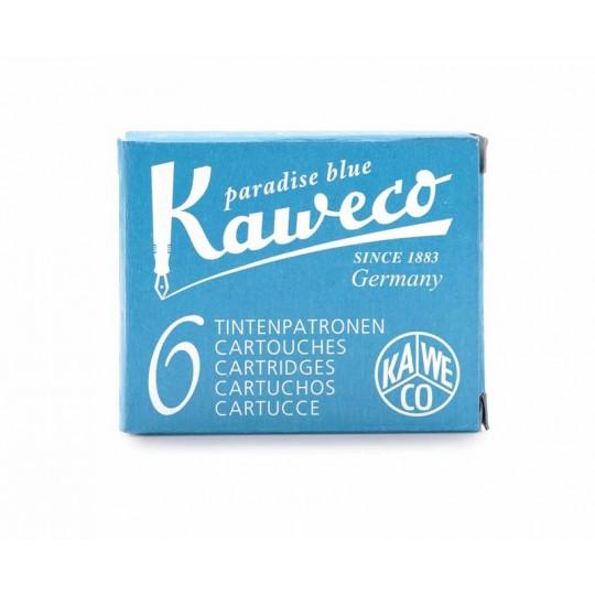 paquet de 6 cartouches d'encre Kaweco Bleu clair