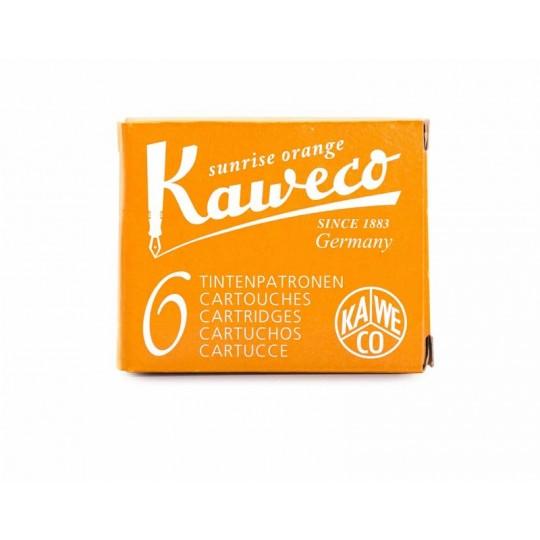 paquet de 6 cartouches d'encre Kaweco Orange
