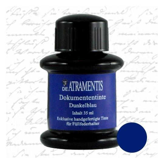 Bleu sombre - Encre documentaire pour stylo-plume 45 ml De Atramentis