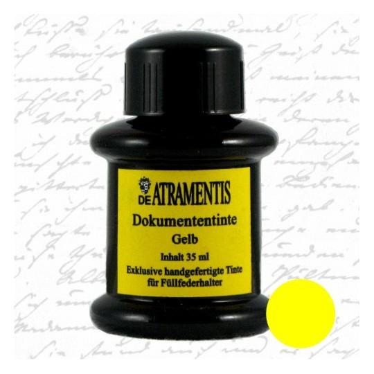 Jaune - Encre documentaire pour stylo-plume 45 ml De Atramentis