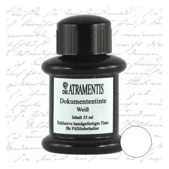 Blanc - Encre documentaire pour stylo-plume 45 ml De Atramentis