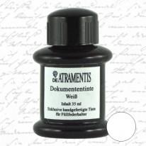 Blanc - Encre documentaire pour stylo-plume 45 ml De Atramentis