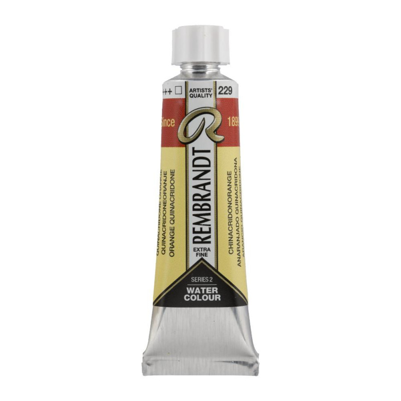 Orange quinacridone - Aquarelles Tube 10 ml Rembrandt