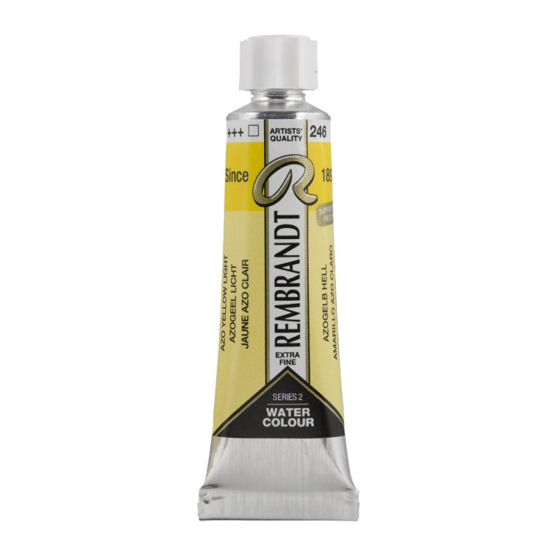 Jaune azo clair - Aquarelles Tube 10 ml Rembrandt