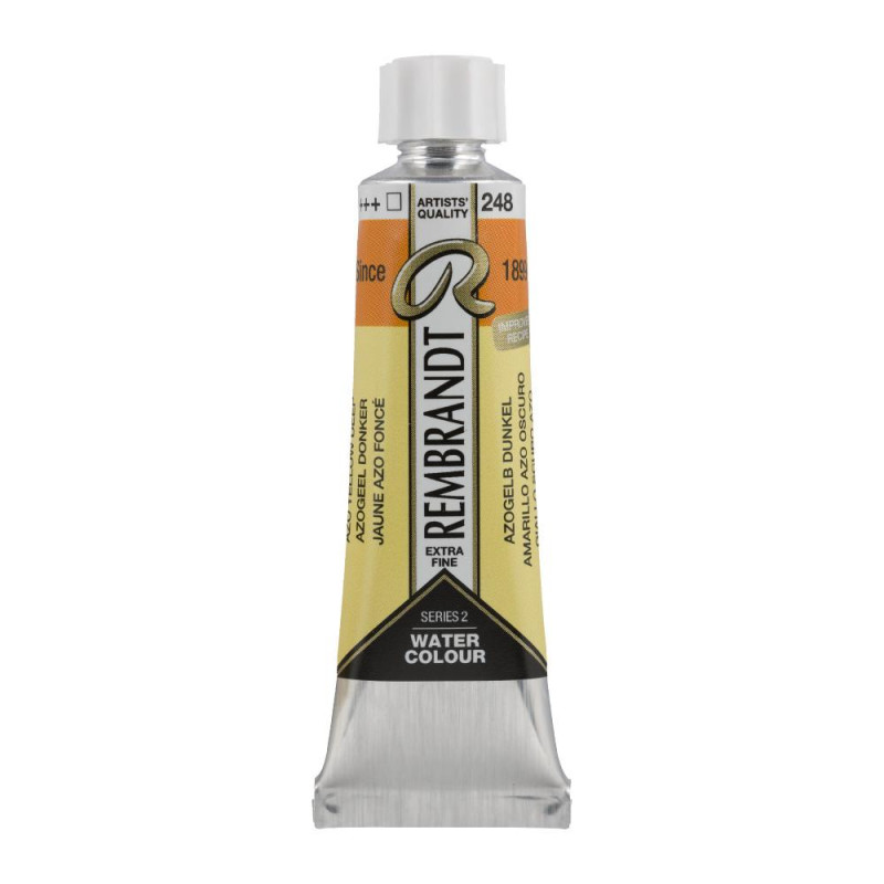 Jaune azo foncé - Aquarelles Tube 10 ml Rembrandt