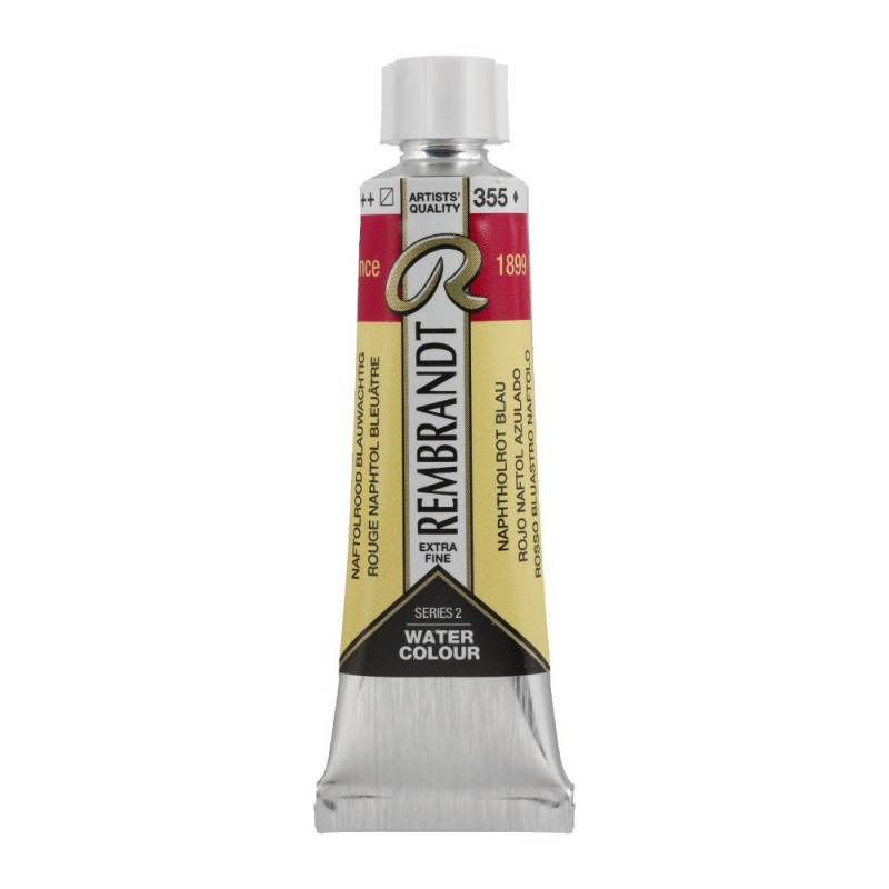 Rouge naphtol bleuté - Aquarelles Tube 10 ml Rembrandt