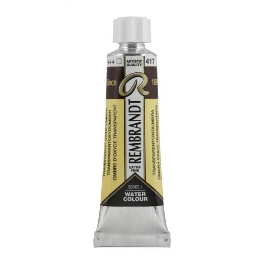 Ombre oxyde transparent - Aquarelles Tube 10 ml Rembrandt