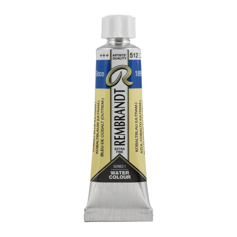 Bleu de cobalt outremer - Aquarelles Tube 10 ml Rembrandt