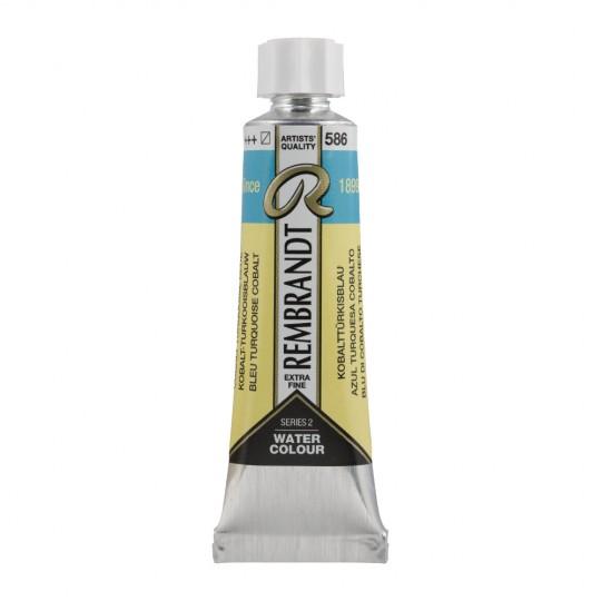 Bleu de cobalt turquoise - Aquarelles Tube 10 ml Rembrandt