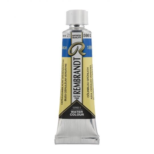 Bleu céruléum vert - Aquarelles Tube 10 ml Rembrandt