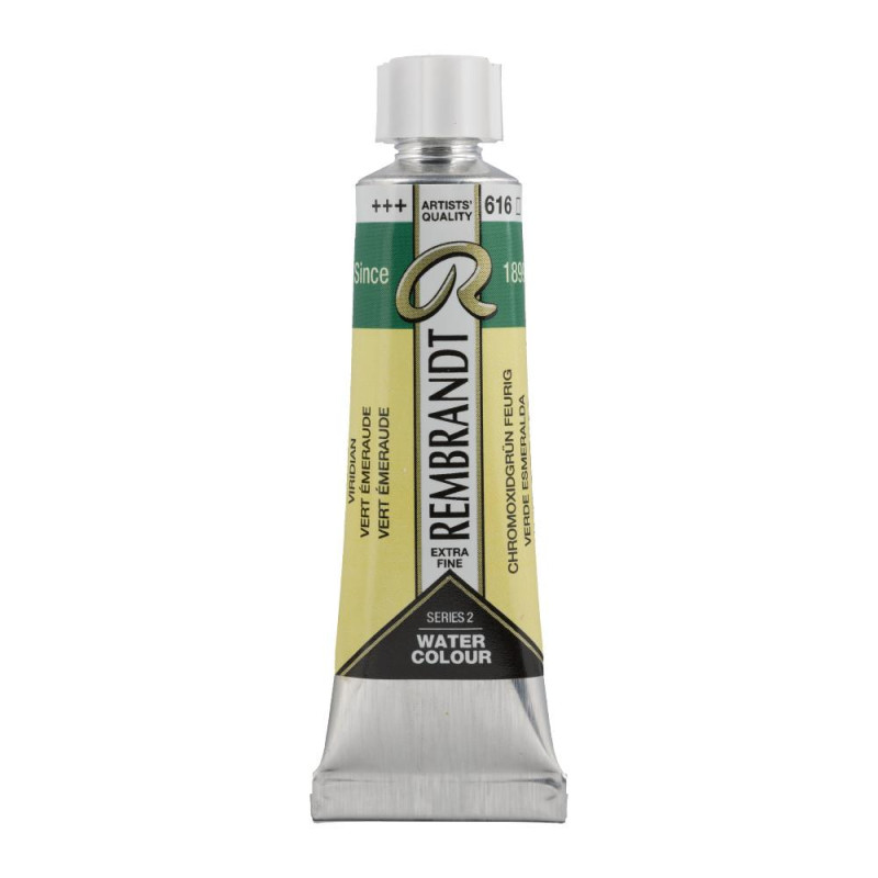 Vert émeraude - Aquarelles Tube 10 ml Rembrandt