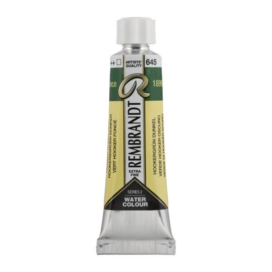 Vert de Hooker foncé - Aquarelles Tube 10 ml Rembrandt