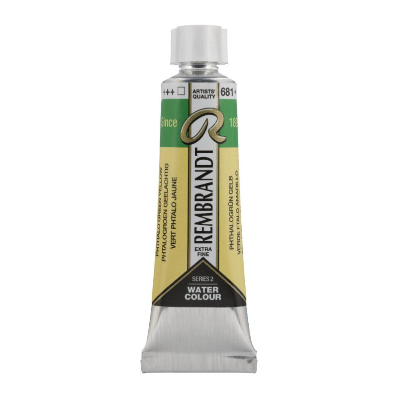 Vert phtalo jaune - Aquarelles Tube 10 ml Rembrandt