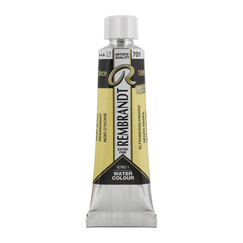 Noir d'ivoire - Aquarelles Tube 10 ml Rembrandt