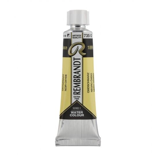 Noir oxyde - Aquarelles Tube 10 ml Rembrandt
