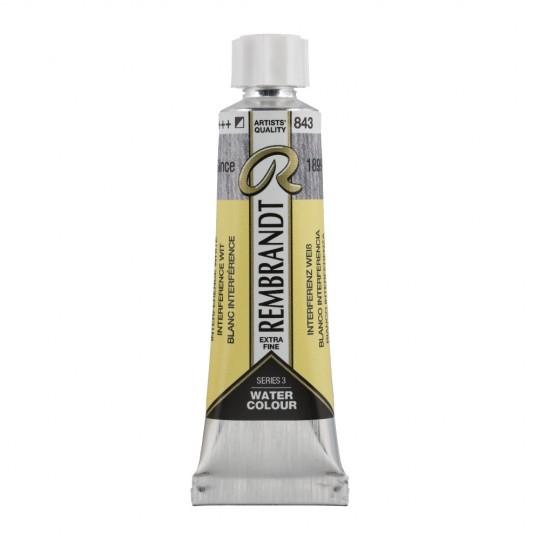 Blanc interférence - Aquarelles Tube 10 ml Rembrandt