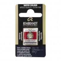 Laque de garance permanent brun - Aquarelles 1/2 Godet Rembrandt