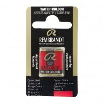 Rouge quinacridone - Aquarelles 1/2 Godet Rembrandt