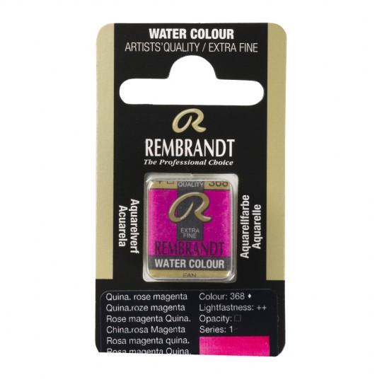 Rose magenta quinacridone - Aquarelles 1/2 Godet Rembrandt