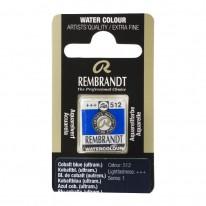 Bleu de cobalt outremer - Aquarelles 1/2 Godet Rembrandt
