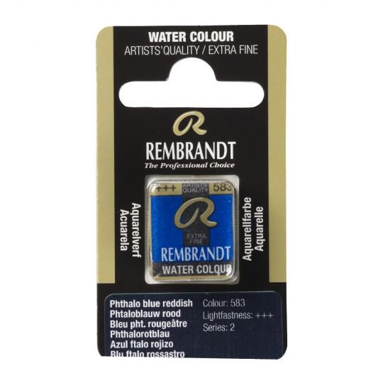 Bleu phtalo rouge - Aquarelles 1/2 Godet Rembrandt