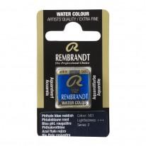 Bleu phtalo rouge - Aquarelles 1/2 Godet Rembrandt