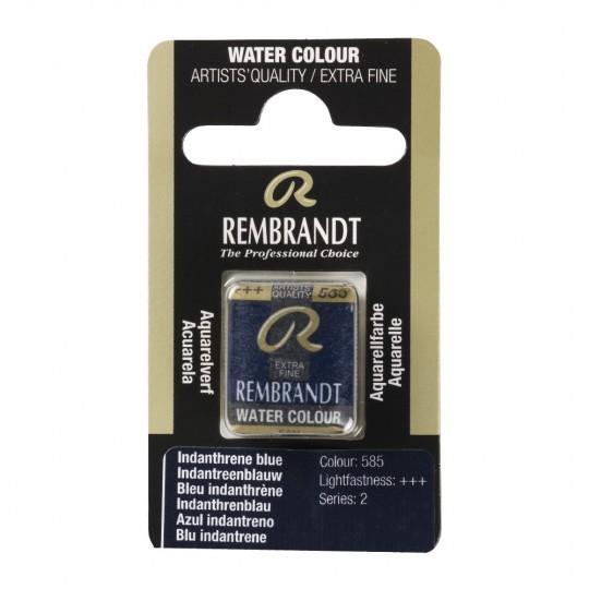 Bleu indanthrène - Aquarelles 1/2 Godet Rembrandt