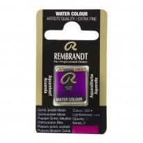Pourpre bleu quinacridone - Aquarelles 1/2 Godet Rembrandt