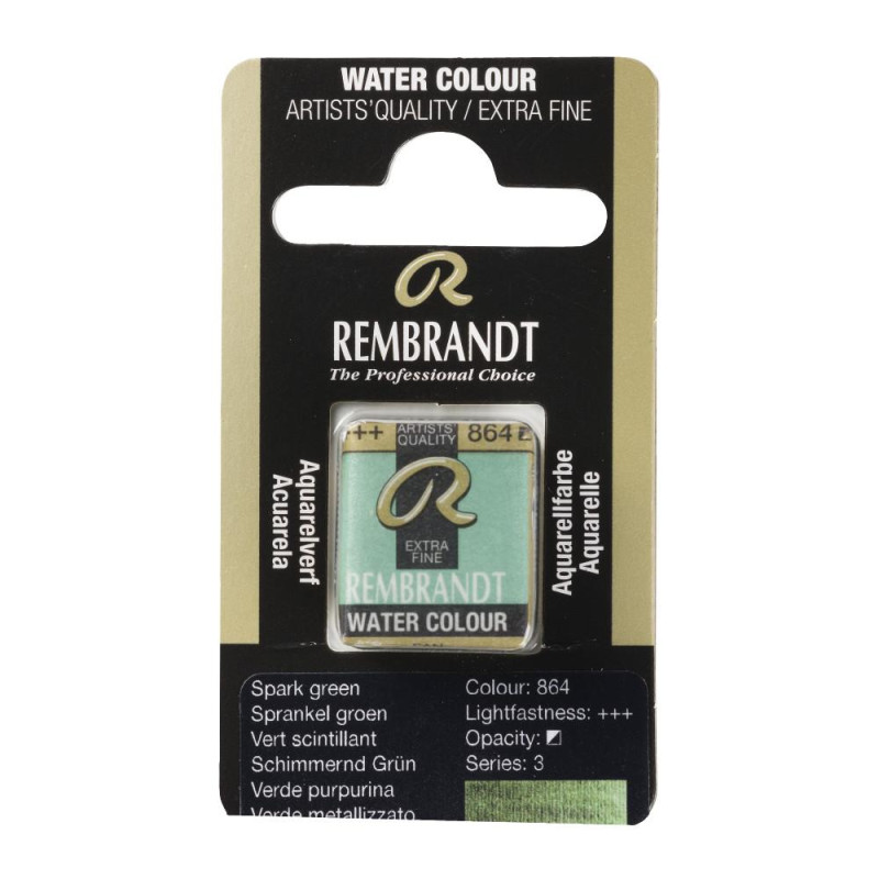 Vert scintillant - Aquarelles 1/2 Godet Rembrandt