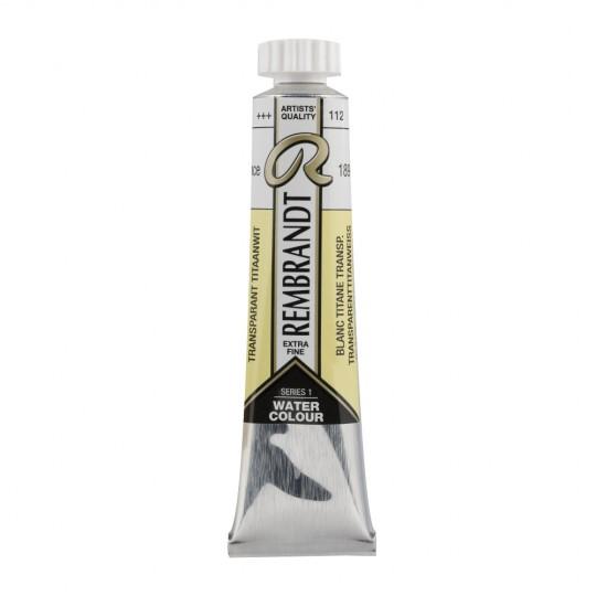 Blanc de titane transparent - Aquarelles Tube 20 ml Rembrandt
