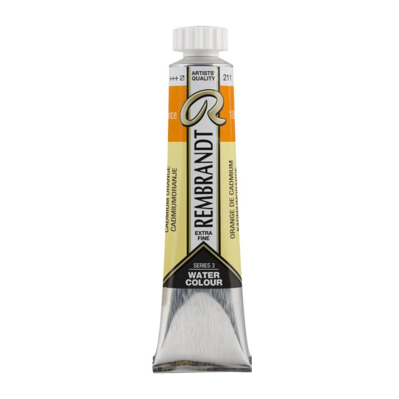 Orange de cadmium - Aquarelles Tube 20 ml Rembrandt