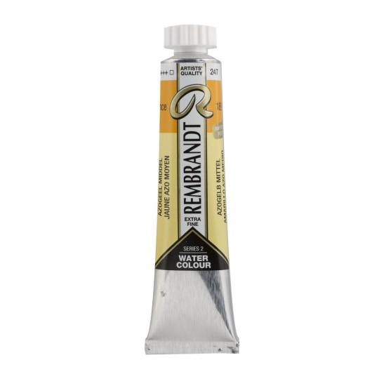 Jaune azo moyen - Aquarelles Tube 20 ml Rembrandt
