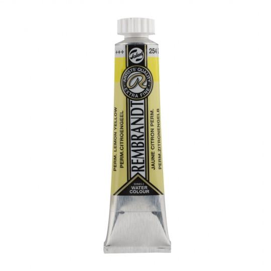 Jaune citron permanent - Aquarelles Tube 20 ml Rembrandt