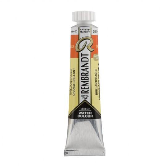 Orange brillant - Aquarelles Tube 20 ml Rembrandt