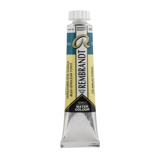 Bleu céruléum foncé - Aquarelles Tube 20 ml Rembrandt