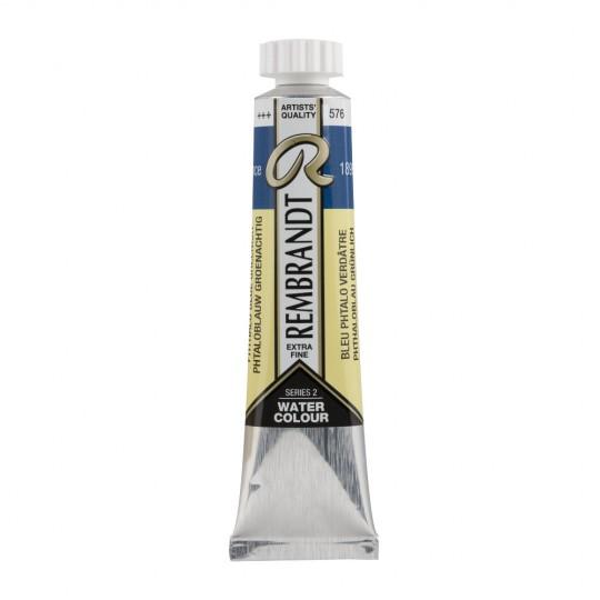 Bleu phtalo vert - Aquarelles Tube 20 ml Rembrandt