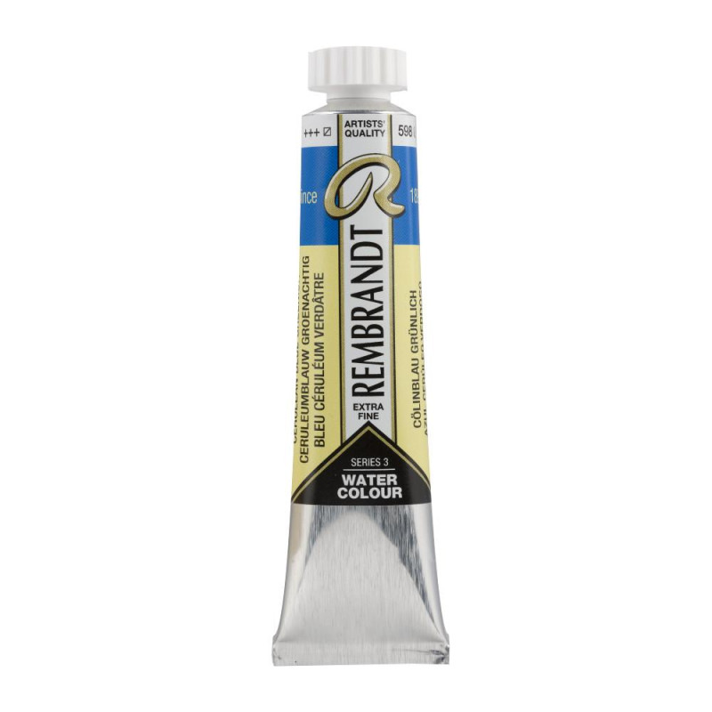 Bleu céruléum vert - Aquarelles Tube 20 ml Rembrandt