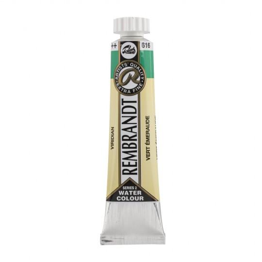 Vert émeraude - Aquarelles Tube 20 ml Rembrandt