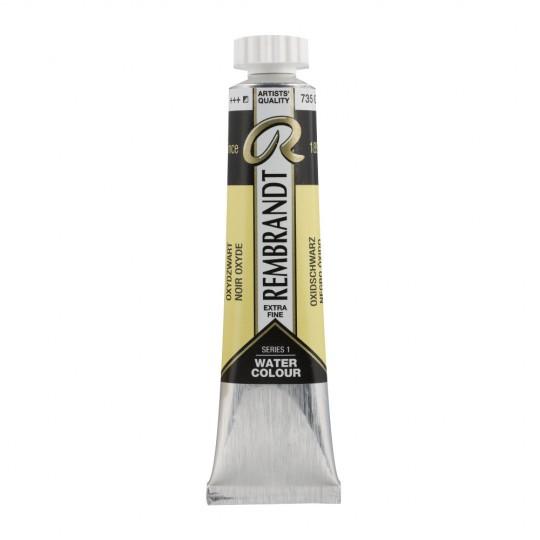 Noir oxyde - Aquarelles Tube 20 ml Rembrandt