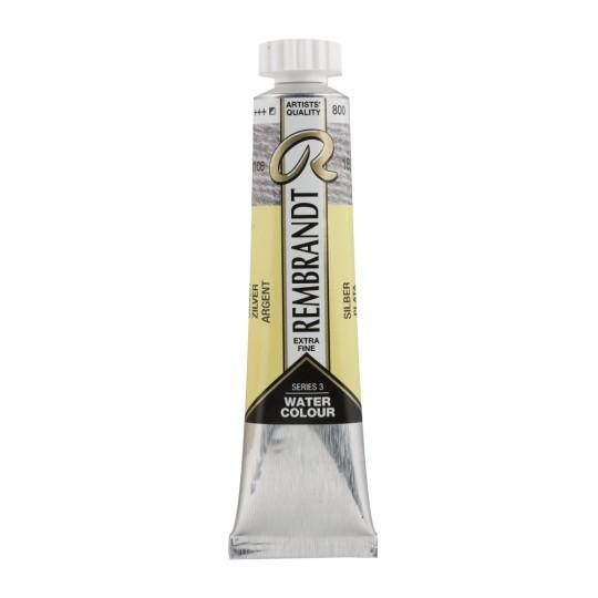 Argent  - Aquarelles Tube 20 ml Rembrandt