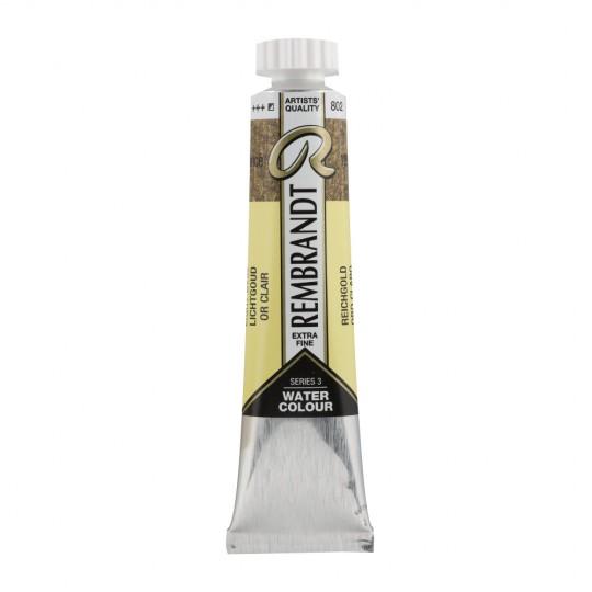 Or clair - Aquarelles Tube 20 ml Rembrandt