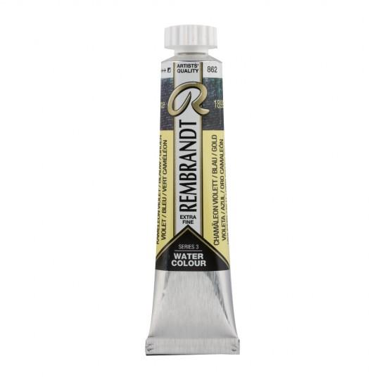 Caméléon violet bleu vert - Aquarelles Tube 20 ml Rembrandt
