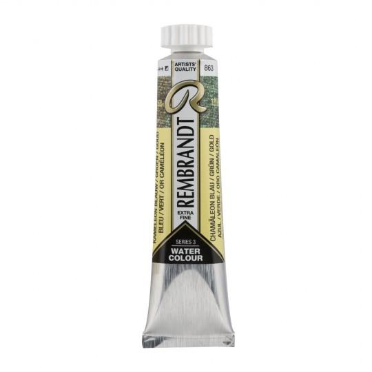Caméléon bleu vert or - Aquarelles Tube 20 ml Rembrandt