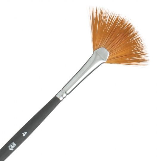 Pinceau éventail Kolinsky synthétique Princeton Aqua Elite n°4