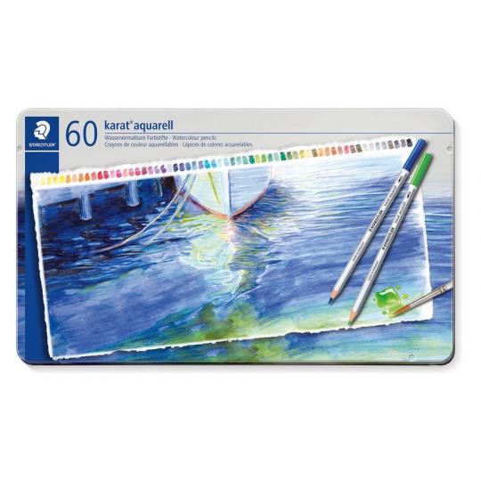 Boîte métal 60 crayons Karat Staedtler *