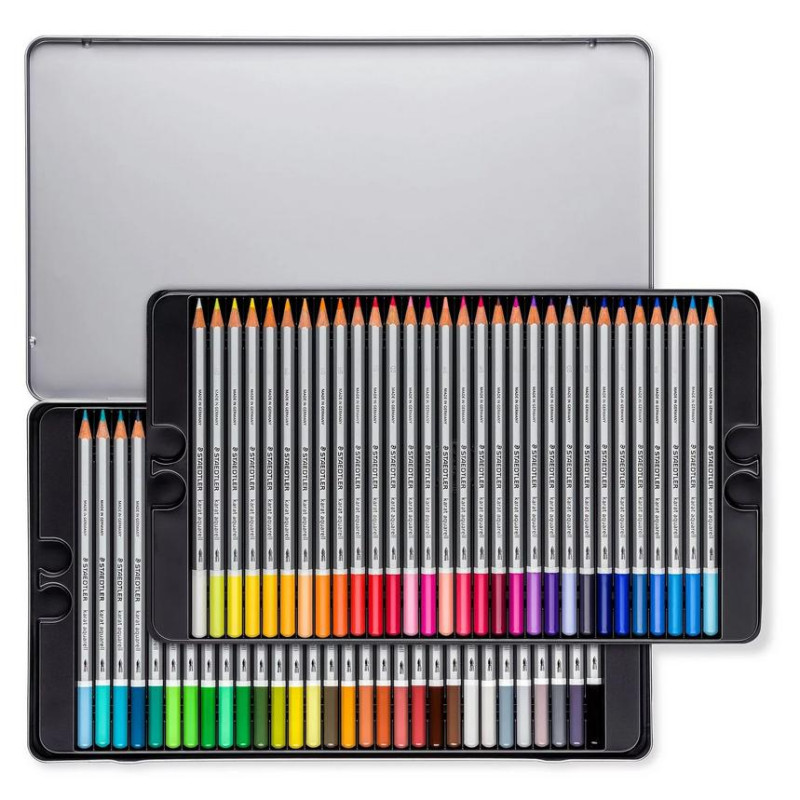 Boîte métal 60 crayons Karat Staedtler *