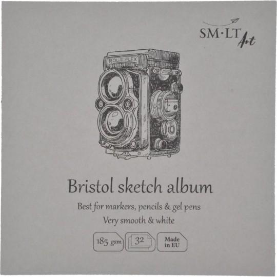 Livre de dessin bristol SM-LT 32f 182g 14 x 14 180° *